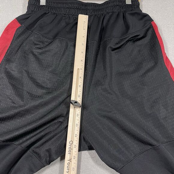 Jordan Shorts Mens Large Black Ready Jumpman Basketball Hoop Embroidered 2011 - Picture 10 of 12